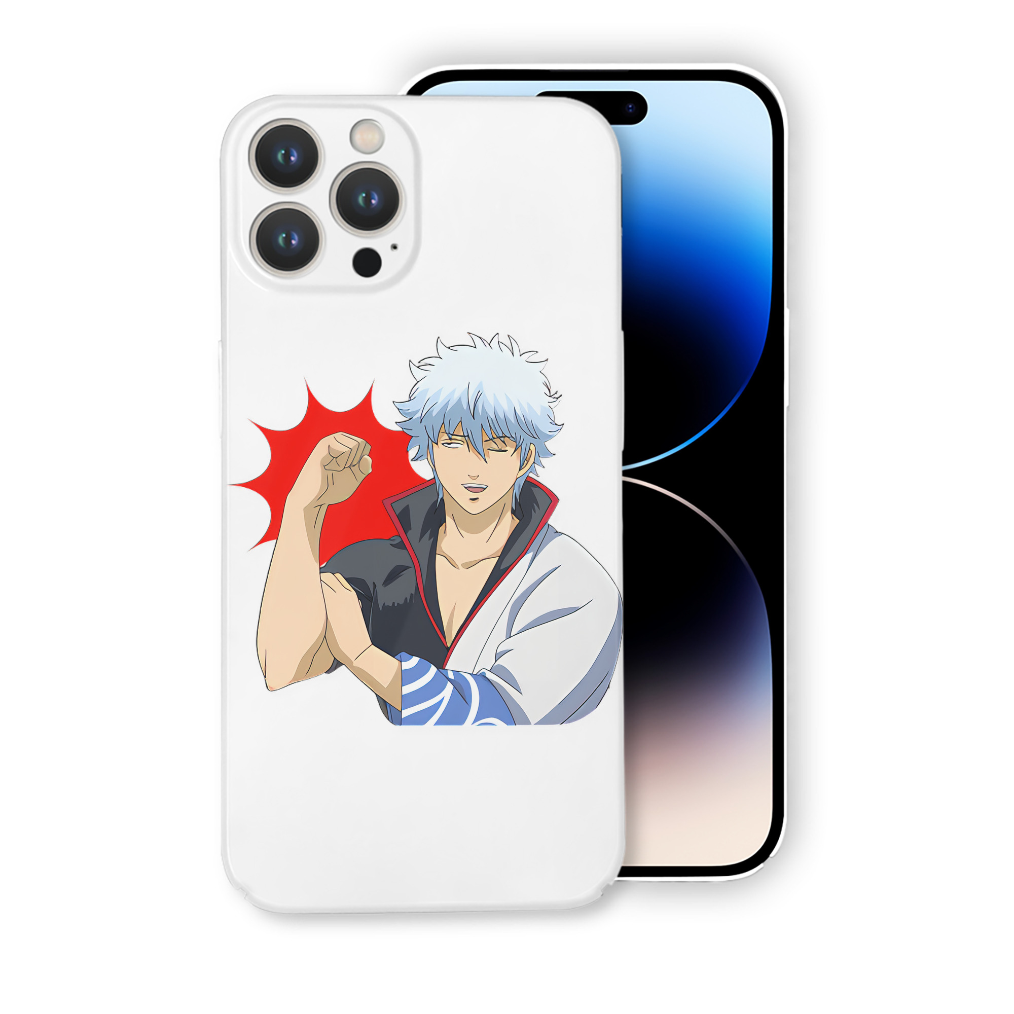 （画像用） ぎんたま 坂田銀時（さかたぎんとき） 神楽 志村新八（しむら しんぱち） GINTAMA Sakata Gintoki Kagura Shimura Shinpachi 【iPhone 14シリーズ対応】ハードケース